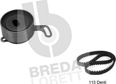 Breda Lorett KCD0272 - Комплект зубчатого ремня ГРМ autosila-amz.com