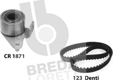 Breda Lorett KCD0706 - Комплект зубчатого ремня ГРМ autosila-amz.com