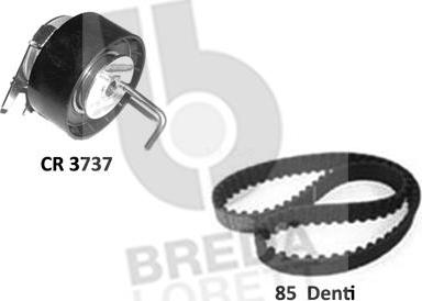 Breda Lorett KCD0784 - Комплект зубчатого ремня ГРМ autosila-amz.com
