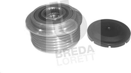 Breda Lorett RLA3759 - Шкив генератора, муфта autosila-amz.com