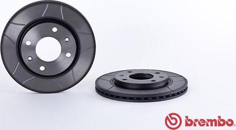 Brembo 09.9610.75 - Диск тормозной передн. серии Brembo Max PEUGEOT (DF-PSA) 206 12/05-02/09 / PEUGEOT 106 I (1A, 1C) 08/91-04/96 / PEUG autosila-amz.com