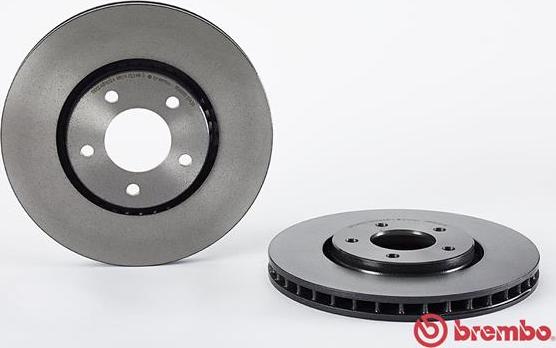 Brembo 09.9743.11 - 09.9743.11 диск тормозной передний! с покрытием\ Chrysler Voyager 2.4/3.3/3.8/2.5CRD 00> autosila-amz.com