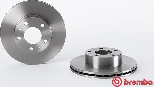 Brembo 09.8931.21 - Тормозной диск autosila-amz.com