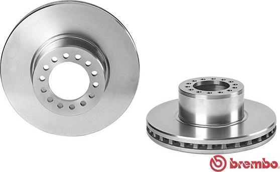 Brembo 09.8573.10 - Диск тормозной передн. MERCEDES-BENZ ATEGO 01/98-10/04 autosila-amz.com