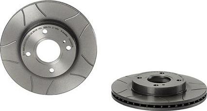 Brembo 09.A968.76 - Тормозной диск autosila-amz.com