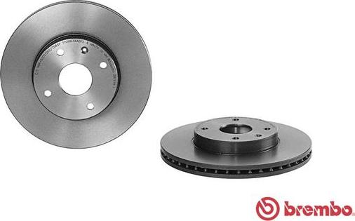 Brembo 09.A918.11 - Диск тормозной пер. вент. BREMBO autosila-amz.com