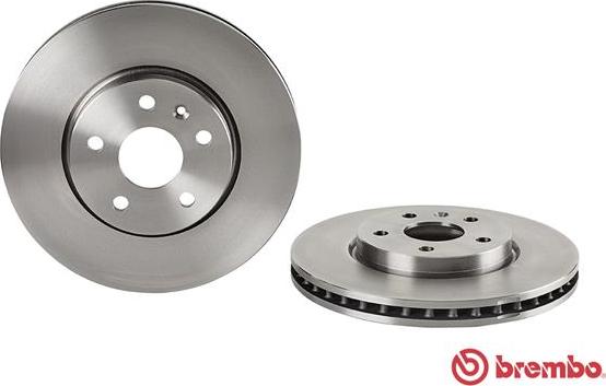 Brembo 09.A971.10 - Тормозной диск autosila-amz.com