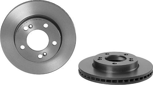 Brembo 09.B974.11 - Диск тормозной передн. с УФ покрытием SSANGYONG ACTYON I 11/05-> / SSANGYONG ACTYON SPORTS I (QJ) 11/05-> / SSANGY autosila-amz.com