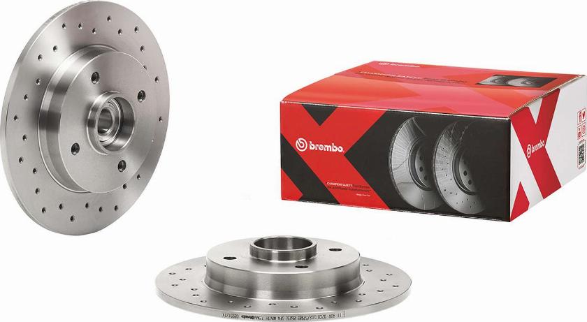 Brembo 08.9512.1X - Тормозной диск autosila-amz.com