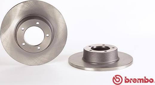 Brembo 08.2555.10 - Тормозной диск autosila-amz.com