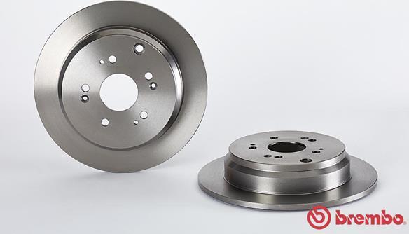 Brembo 08.A871.10 - 08.A871.10 диск тормозной задний!\ Honda CR-V 2.0/2.4/2.2CTDi 06> autosila-amz.com