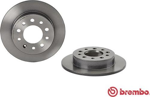 Brembo 08.B027.11 - Тормозной диск autosila-amz.com