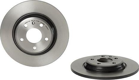 Brembo 08.D060.11 - Тормозной диск autosila-amz.com