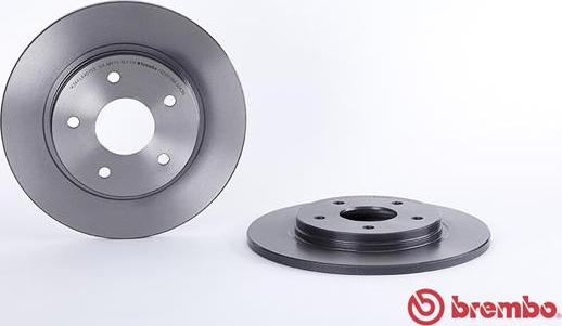 Brembo 08.N123.11 - Тормозной диск autosila-amz.com