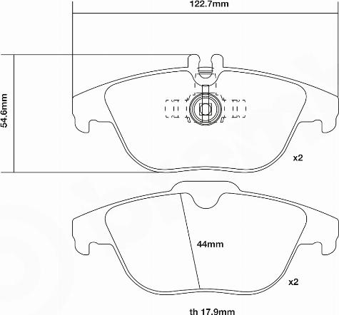 Brembo 07.B315.65 - Комплект высокоэффективных тормозных колодок autosila-amz.com