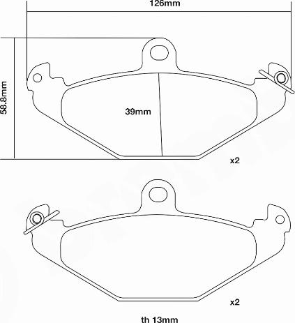 Brembo 07.B315.06 - Комплект высокоэффективных тормозных колодок autosila-amz.com