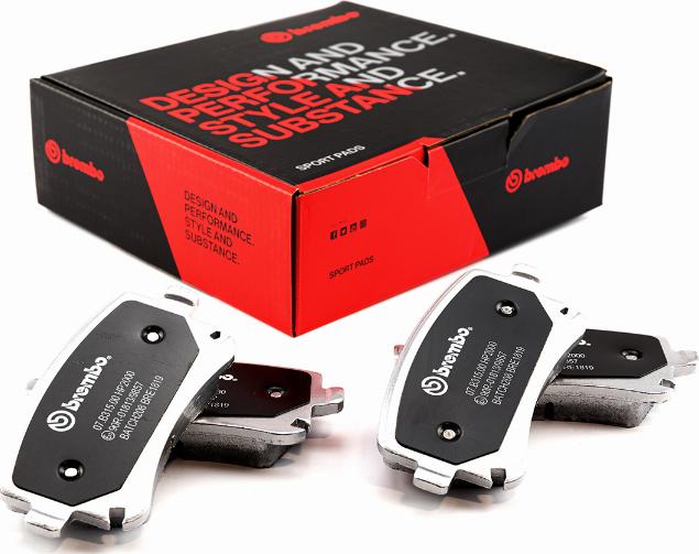 Brembo 07.B315.00 - Комплект высокоэффективных тормозных колодок autosila-amz.com