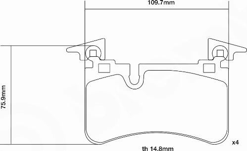 Brembo 07.B315.80 - Комплект высокоэффективных тормозных колодок autosila-amz.com