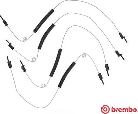 Brembo A 00 363 - Сигнализатор, износ тормозных колодок autosila-amz.com