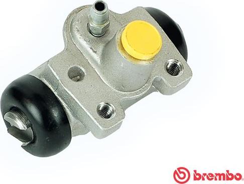 Brembo A 12 834 - Цилиндр тормозной колёсный задн. HONDA CIVIC IV Hatchback (EC, ED, EE) 09/87-10/93 / HONDA CIVIC IV autosila-amz.com