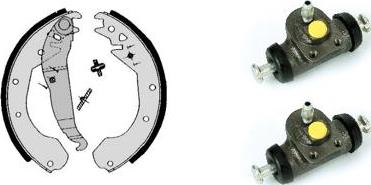 Brembo H 59 016 - Комплект тормозных колодок, барабанные autosila-amz.com