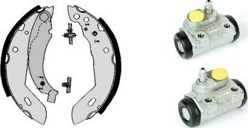 Brembo H 68 049 - Комплект тормозных колодок, барабанные autosila-amz.com