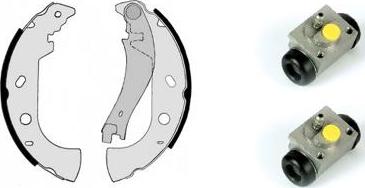 Brembo H 23 061 - Комплект тормозных колодок, барабанные autosila-amz.com