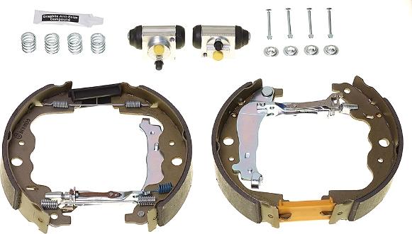 Brembo K 68 077 - Комплект тормозных колодок, барабанные autosila-amz.com