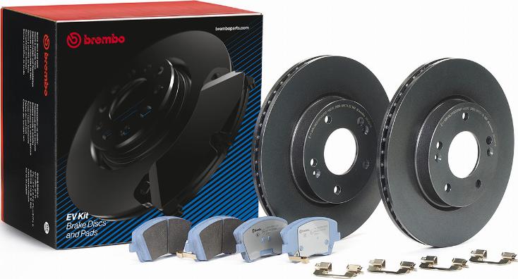 Brembo KT 08 013 - Дисковый тормозной механизм, комплект autosila-amz.com