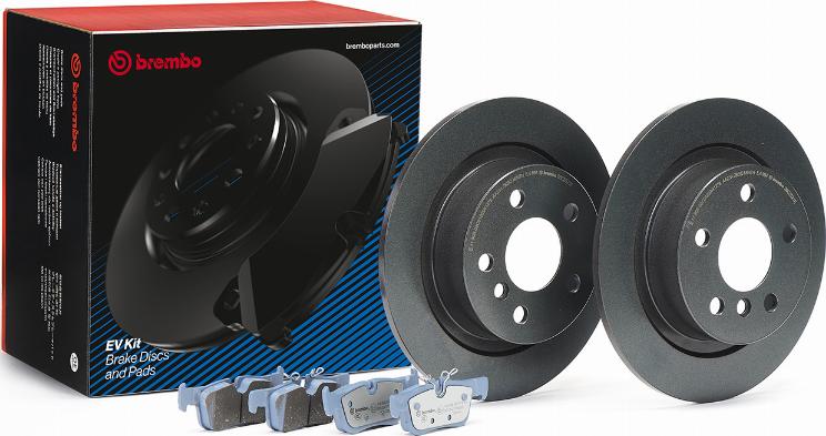 Brembo KT 08 012 - Дисковый тормозной механизм, комплект autosila-amz.com