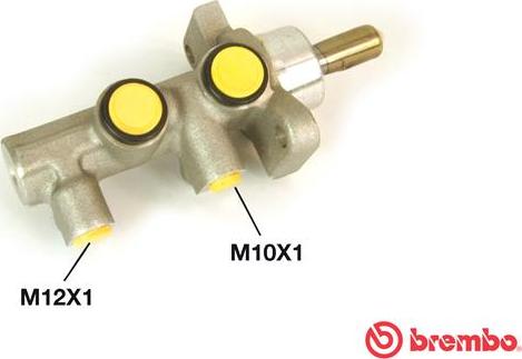 Brembo M 59 024 - Цилиндр тормозной главный OPEL ASTRA F (56_, 57_) 09/91-09/98 / OPEL ASTRA F CLASSIC Estate 01/98-0 autosila-amz.com