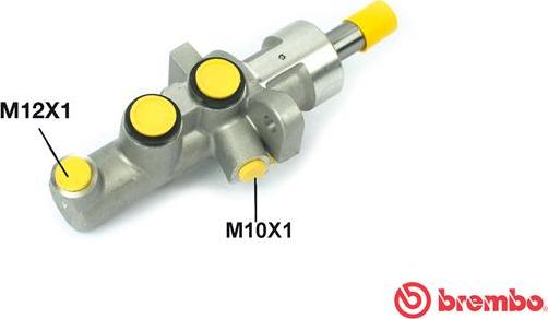 Brembo M 50 002 - Главный тормозной цилиндр autosila-amz.com