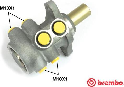 Brembo M 61 074 - Главный тормозной цилиндр autosila-amz.com