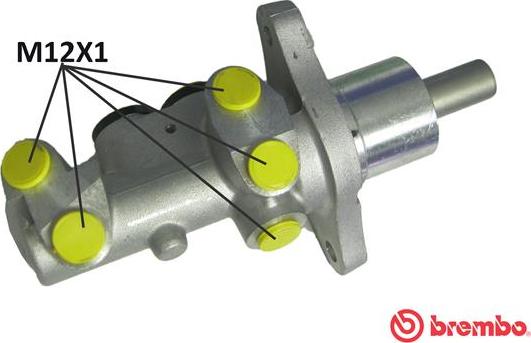 Brembo M 06 017 - Главный тормозной цилиндр autosila-amz.com