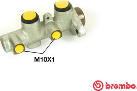 Brembo M 15 001 - Цилиндр тормозной главный CHEVROLET MATIZ (M200, M250) 03/05-> / CHEVROLET SPARK 05/05-> / DAEWOO M autosila-amz.com