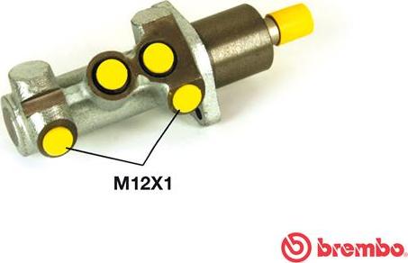 Brembo M 24 039 - Главный тормозной цилиндр autosila-amz.com