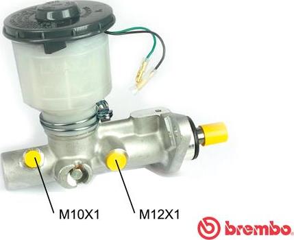Brembo M 28 014 - Главный тормозной цилиндр autosila-amz.com