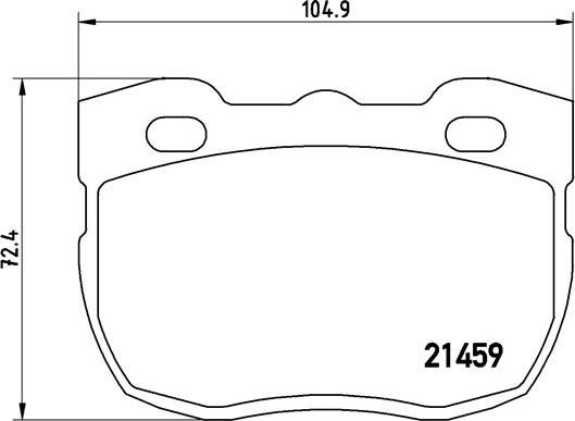 Brembo P 99 001 - Тормозные колодки, дисковые, комплект autosila-amz.com