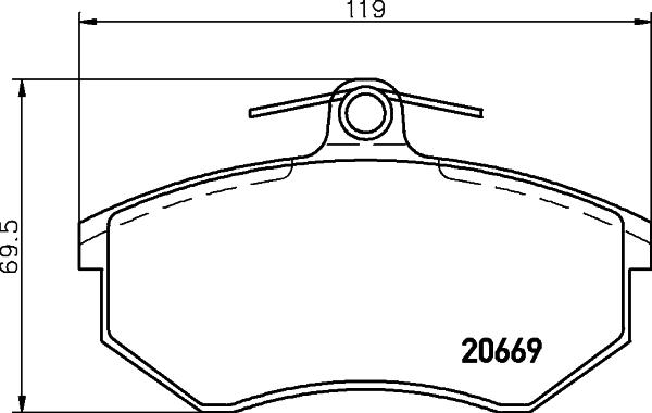 Brembo P 99 026 - Тормозные колодки, дисковые, комплект autosila-amz.com