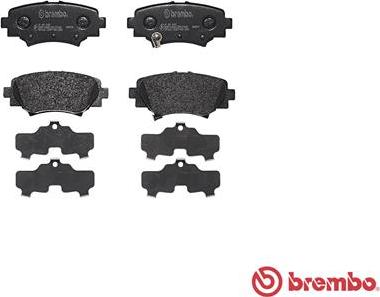 Brembo P 49 049 - Колодки тормозные дисковые /комплект 4 шт/ autosila-amz.com