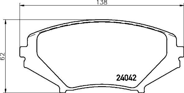 Brembo P 49 034 - Тормозные колодки, дисковые, комплект autosila-amz.com