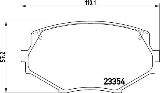 Brembo P 49 020 - Тормозные колодки, дисковые, комплект autosila-amz.com