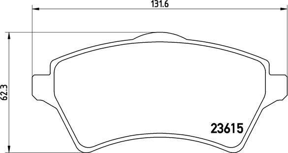 Brembo P 44 011 - Тормозные колодки, дисковые, комплект autosila-amz.com