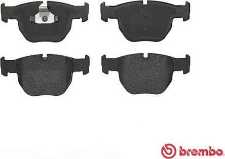 Brembo P 44 012 - Колодки тормозные дисковые передн. LAND ROVER RANGE ROVER III (L322) 03/02-08/12 autosila-amz.com