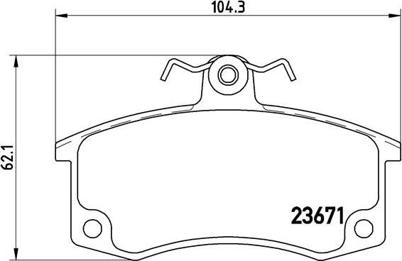 Brembo P 41 004 - Тормозные колодки, дисковые, комплект autosila-amz.com