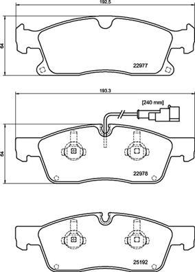 Brembo P 48 001 - Тормозные колодки, дисковые, комплект autosila-amz.com