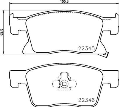 Brembo P59091N - Тормозные колодки, дисковые, комплект autosila-amz.com