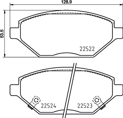 Brembo P 59 093 - Тормозные колодки, дисковые, комплект autosila-amz.com