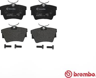 Brembo P 59 041 - Колодки тормозные дисковые задн. FIAT TALENTO Box (296_) 06/16-> / FIAT TALENTO Box Body / Estate (2 autosila-amz.com