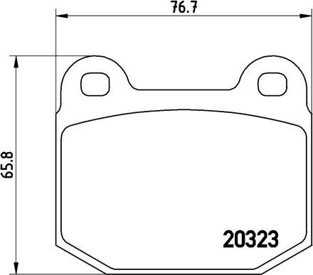 Brembo P 59 004 - Тормозные колодки, дисковые, комплект autosila-amz.com